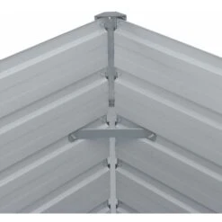 Letto Di Coltura Rialzato 160x80x45 Cm In Acciaio Zincato Verde 8 Letto Di Coltura Rialzato 160x80x45 Cm In Acciaio Zincato Verde -Vendite VIDAXL 51128390 4