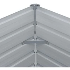 Letto Di Coltura Rialzato 129x129x46 Cm Acciaio Zincato Grigio VidaXL 9 Letto Di Coltura Rialzato 129x129x46 Cm Acciaio Zincato Grigio VidaXL -Vendite VIDAXL 5272666 5