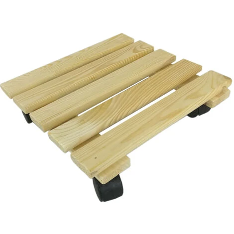 Sottovaso Con Ruote Quadrato 30x30 Cm Legno Europeo Impregnato Giardino Balcone STI 1 Sottovaso Con Ruote Quadrato 30x30 Cm Legno Europeo Impregnato Giardino Balcone STI