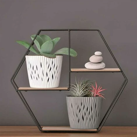 Fioriera Vaso Decorativo Design Moderno Fiori Piante Casa Esterno 16cm Grigio 2 Fioriera Vaso Decorativo Design Moderno Fiori Piante Casa Esterno 16cm Grigio - immagine 2