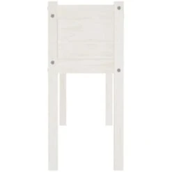 Fioriera Da Giardino Bianca 110x31x70 Cm Legno Massello Di Pino VidaXL -Vendite VIDAXL 54004599 5