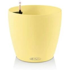 LECHUZA Vaso Da Interno E Esterno CLASSICO Color 18 Cm - Vaniglia