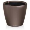 LECHUZA Vaso Da Interno E Esterno CLASSICO Premium LS 21 Cm - Espresso Metallizzato
