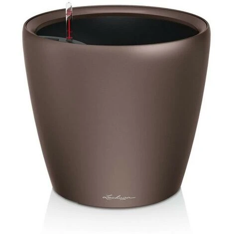 LECHUZA Vaso Da Interno E Esterno CLASSICO Premium LS 21 Cm - Espresso Metallizzato 1 LECHUZA Vaso Da Interno E Esterno CLASSICO Premium LS 21 Cm - Espresso Metallizzato