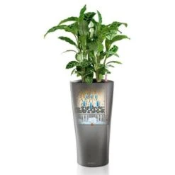 LECHUZA Vaso Da Interno E Esterno DELTA Premium 30 Cm - Rosso Scarlatto Lucido -Vendite VIDAXL 54385026 3