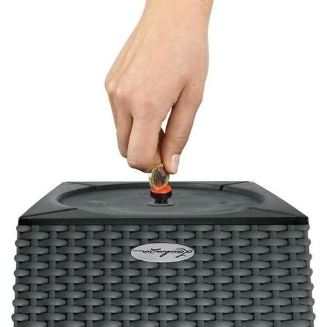 LECHUZA Vaso Da Interno E Esterno CUBICO Cottage 30 Cm - Granito 4 LECHUZA Vaso Da Interno E Esterno CUBICO Cottage 30 Cm - Granito - immagine 4