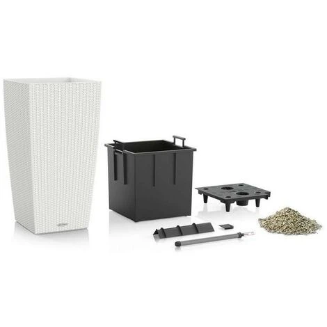 LECHUZA Vaso Da Interno E Esterno CUBICO Cottage 30 Cm - Granito 5 LECHUZA Vaso Da Interno E Esterno CUBICO Cottage 30 Cm - Granito - immagine 5