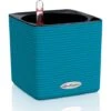 LECHUZA Vaso Da Interno CUBE Color Singolo | 14 Cm - Azzurro