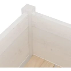 Fioriera Da Giardino Bianca 70x70x70 Cm Legno Massello Di Pino VidaXL -Vendite VIDAXL 55240376 5