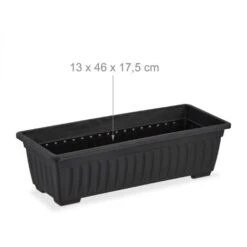 Relaxdays Fioriera Verticale Con 4 Vasi Rialzati Per Piante, HLP: 126 X 51 X 21 Cm, Giardino, Balcone E Terrazza, Grigio -Vendite VIDAXL 58320438 5