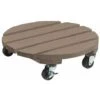Carrello In Legno Flora Roll Color - Taupe - 40 Cm Nortene