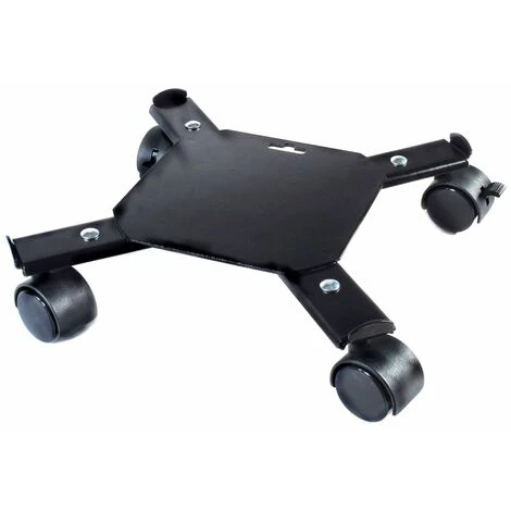 Carrello Portavasi Regolabile A 4 Bracci Nero In Metallo Nature 4 Carrello Portavasi Regolabile A 4 Bracci Nero In Metallo Nature - immagine 4