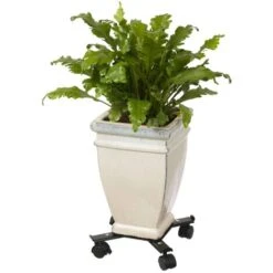 Carrello Portavasi Regolabile A 4 Bracci Nero In Metallo Nature 9 Carrello Portavasi Regolabile A 4 Bracci Nero In Metallo Nature -Vendite VIDAXL 58571009 5