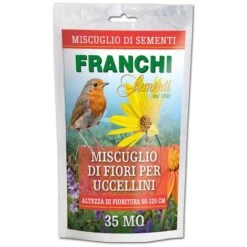 BUSTINA PRATO FIORITO PER UCCELLINI 35MQ SEMI FIORI FRANCHI SEMENTI