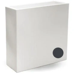 Vaso Fioriera Rettangolare In Resina 90x30 Cm H 90 Mod. Flowerpot Top Antracite