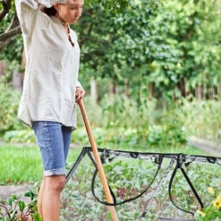 Relaxdays Serra Per Orto, HxLxP: 60 X 120 X 60 Cm, Telo In PVC Con 2 Finestre, Coltivazioni Da Giardinaggio, Trasparente -Vendite VIDAXL 60805642 3