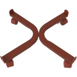 Sottovaso A Carrello ''Speedy'' Con Ruote Bidirezionali Per Fiori E Piante -25 Cm / Alluminio -Vendite VIDAXL 62146500 3