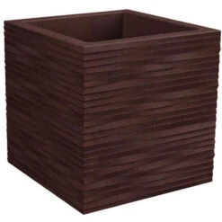 Vaso ELEGANCE QUADRO 30X30 H30 - CORTEN - NICOLI