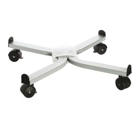 Sottovaso Quadrato A Carrello Porta Piante Con Ruote Bidirezionali E Freni In Metallo -38 Cm / Cotto 3 Sottovaso Quadrato A Carrello Porta Piante Con Ruote Bidirezionali E Freni In Metallo -38 Cm / Cotto - immagine 3