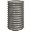 Vaso Da Giardino Acciaio Verniciato A Polvere 40x40x68cm Grigio VidaXL
