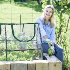 Relaxdays Serra Per Orto, HxLxP: 60 X 120 X 60 Cm, Con 2 Finestre, Coltivazioni Da Giardinaggio Telo In PVC, Trasparente 7 Relaxdays Serra Per Orto, HxLxP: 60 X 120 X 60 Cm, Con 2 Finestre, Coltivazioni Da Giardinaggio Telo In PVC, Trasparente -Vendite VIDAXL 64506746 3