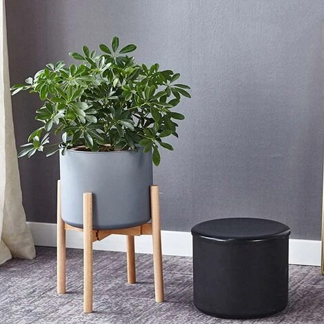 Kueatily Supporto Per Piante, Supporto Per Piante Regolabile, Supporto Per Vasi Per Piante In Legno, Struttura Per Vasi Per Fiori In Legno, Ripiano Per Piante In Vaso Per Interni Ed Esterni 2 Kueatily Supporto Per Piante, Supporto Per Piante Regolabile, Supporto Per Vasi Per Piante In Legno, Struttura Per Vasi Per Fiori In Legno, Ripiano Per Piante In Vaso Per Interni Ed Esterni - immagine 2