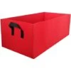 Rettangolare Sacco Coltivazione, Rettangolare Coltivare Borse, Letto Da Giardino Rialzato In Tessuto, Grow Borse Con Maniglia, Red 403020cm