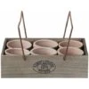 Set 6 Vasi In Terracotta Con Cassetta