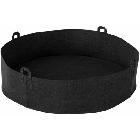 Sacchetti Per Piante Grandi In Tessuto Non Tessuto, Vaso In Geotessile Nero Da 400 Litri, Ø 130 Cm Altezza 30 Cm 400 G/m², Sacchetto Per Piante Da Giardino Con Manico 3 Sacchetti Per Piante Grandi In Tessuto Non Tessuto, Vaso In Geotessile Nero Da 400 Litri, Ø 130 Cm Altezza 30 Cm 400 G/m², Sacchetto Per Piante Da Giardino Con Manico - immagine 3
