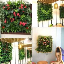 Borse Per Piantare A Parete Borse Per Fioriere Sospese Borse Per La Coltivazione Sospese Fioriera Da Parete Verticale Per Interni Fioriera Verticale Per Fioriera Verticale Per Interni -Vendite VIDAXL 69715506 5