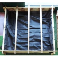 Solid Onlywood Orto Rialzato 16 Scomparti In Legno Trattato 120 X 120 X 18 Cm -Vendite VIDAXL 7453084 4