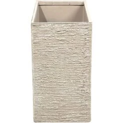 Vaso In Pietra E Resina Sintetica Beige Rettangolare 29 X 70 X 50 Cm Edessa -Vendite VIDAXL 7505620 5
