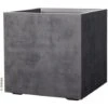 Fioriera Millennium Antracite - Cubo 25 Cm - Deroma