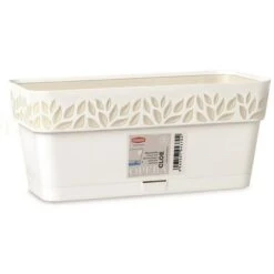 BALCONETTA OPERA DEC. CLOE CM 30 BIANCO TRAVERTINO STEFANPLAST