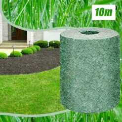 Stuoia Di Semi Di Erba Biodegradabile Stuoia Di Paglia Fertilizzante Giardino Picnic Prato Cortile Piantare Coltivare (0,2 10 M)