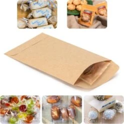 MINKUROW 100 Pezzi Sacchetti Di Carta Marrone Piccoli - 9 X 13 Cm, Ideali Per Riempire Teatri Di Gioia E Calendari Dell'avvento, Mini Sacchetti Di Carta Kraft Per Artigianato Per Matrimoni, Natale -Vendite VIDAXL 77687753 4