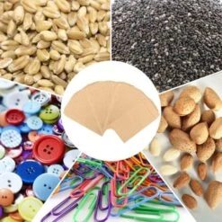 MINKUROW 100 Pezzi Sacchetti Di Carta Marrone Piccoli - 9 X 13 Cm, Ideali Per Riempire Teatri Di Gioia E Calendari Dell'avvento, Mini Sacchetti Di Carta Kraft Per Artigianato Per Matrimoni, Natale -Vendite VIDAXL 77687753 5