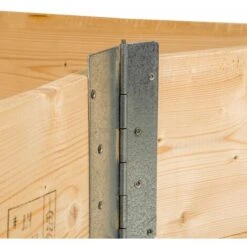 Fioriera Ribaltabile E Accatastabile 120 X 80 X 19 Cm - Fioriera Con Grigliato, Fioriera Legno, Fioriera Con Spalliera - 1 -Vendite VIDAXL 8009061 3