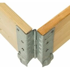 Fioriera Ribaltabile E Accatastabile 120 X 80 X 19 Cm - Fioriera Con Grigliato, Fioriera Legno, Fioriera Con Spalliera - 1 -Vendite VIDAXL 8009061 4