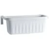 Bama BALCONETTA RETTANGOLARE 'RONDINE' CM 50X20XH.18,5 - LT.11 BIANCO