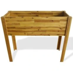 Letto Rialzato Da Giardino In Legno Massello Di Acacia VidaXL -Vendite VIDAXL 8254333 4