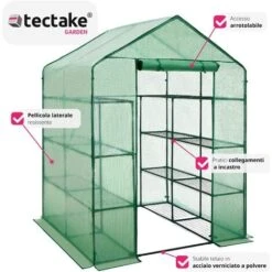 Serra Dalla Superficie Quadrata 143 X 143 X 195 Cm 7 Serra Dalla Superficie Quadrata 143 X 143 X 195 Cm -Vendite VIDAXL 8417697 3