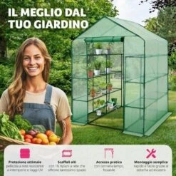 Serra Dalla Superficie Quadrata 143 X 143 X 195 Cm 8 Serra Dalla Superficie Quadrata 143 X 143 X 195 Cm -Vendite VIDAXL 8417697 4