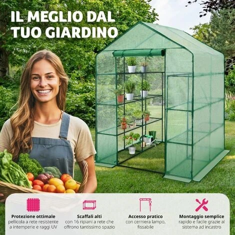 Serra Dalla Superficie Quadrata 143 X 143 X 195 Cm 4 Serra Dalla Superficie Quadrata 143 X 143 X 195 Cm - immagine 4