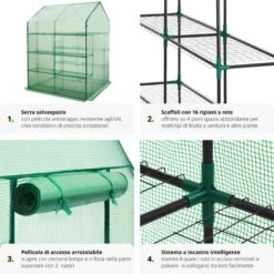 Serra Dalla Superficie Quadrata 143 X 143 X 195 Cm 9 Serra Dalla Superficie Quadrata 143 X 143 X 195 Cm -Vendite VIDAXL 8417697 5