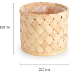 Paco Home Vaso Portavaso Grande Fioriera Interni Set Vaso Vimini Intrecciato Legno Natura, 3pcs Set / Design 5 9 Paco Home Vaso Portavaso Grande Fioriera Interni Set Vaso Vimini Intrecciato Legno Natura, 3pcs Set / Design 5 -Vendite VIDAXL 85741845 5