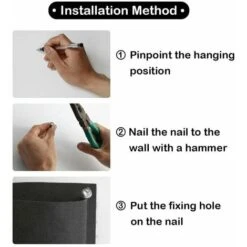 Black Pack 2 Pocket Plant Grow Bag Vertical Wall Mount Balcone Greening ， Per La Protezione Di Mobili Interni Ed Esterni -Vendite VIDAXL 86177718 5