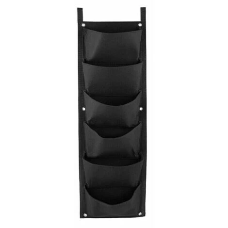 GTA 7 Tasche Per Appendere La Parete, Borsa Da Appendere Alla Parete, Apertura Verticale, Fioriera Da Giardino, Nero - Nero 1 GTA 7 Tasche Per Appendere La Parete, Borsa Da Appendere Alla Parete, Apertura Verticale, Fioriera Da Giardino, Nero - Nero