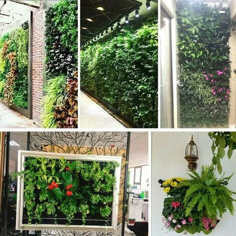 Compra Fioriera Da Parete, Fioriera Da Appendere, Balcone, Giardino Verticale, Interni Ed Esterni, Vaso Da Fiori Sospeso, 9 Tasche (verde) A Prezzi Vantaggiosi Su 3 Compra Fioriera Da Parete, Fioriera Da Appendere, Balcone, Giardino Verticale, Interni Ed Esterni, Vaso Da Fiori Sospeso, 9 Tasche (verde) A Prezzi Vantaggiosi Su - immagine 3