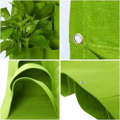 Compra Fioriera Da Parete, Fioriera Da Appendere, Balcone, Giardino Verticale, Interni Ed Esterni, Vaso Da Fiori Sospeso, 9 Tasche (verde) A Prezzi Vantaggiosi Su 5 Compra Fioriera Da Parete, Fioriera Da Appendere, Balcone, Giardino Verticale, Interni Ed Esterni, Vaso Da Fiori Sospeso, 9 Tasche (verde) A Prezzi Vantaggiosi Su - immagine 5
